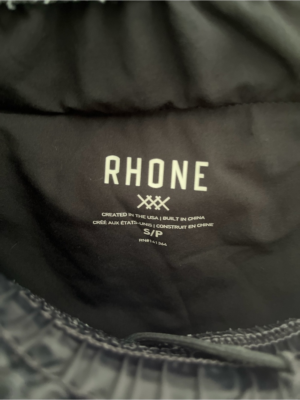 RHONE Black Men’s Hybrid Shorts